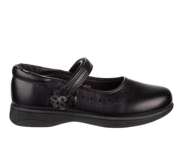 Girls' Petalia Toddler & Little Kid & Big Kid Strappy P87119R School Shoes in Black color