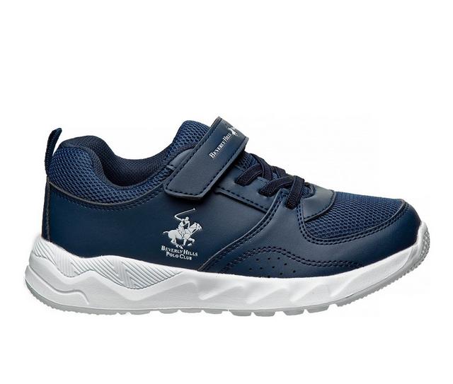Boys' Beverly Hills Polo Club Little Kid & Big Kid BH87576M Velcro Sneakers in Navy color