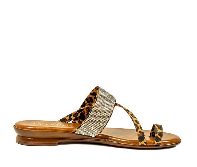 Women's Italian Shoemakers Ryann Sandals in Leopard color