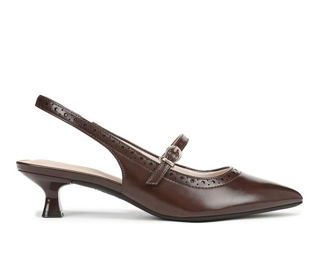 Women's LifeStride Marilyn Booties in Cognac Brown color