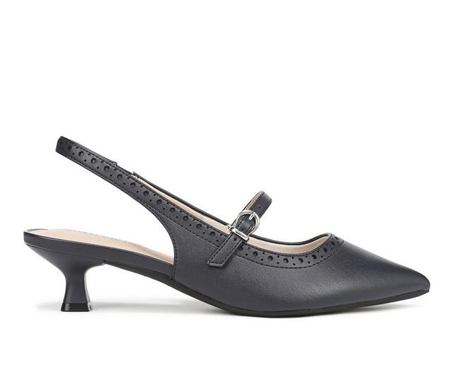 Women's LifeStride Marilyn Booties in Lux Navy color