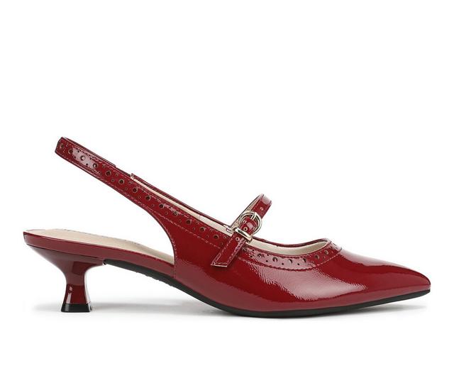Women's LifeStride Marilyn Booties in Dark Cherry color