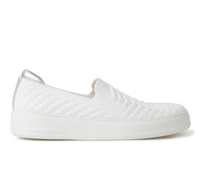 Women's Dearfoams OriginalComfort Sophie Slip-On Sneakers in White color