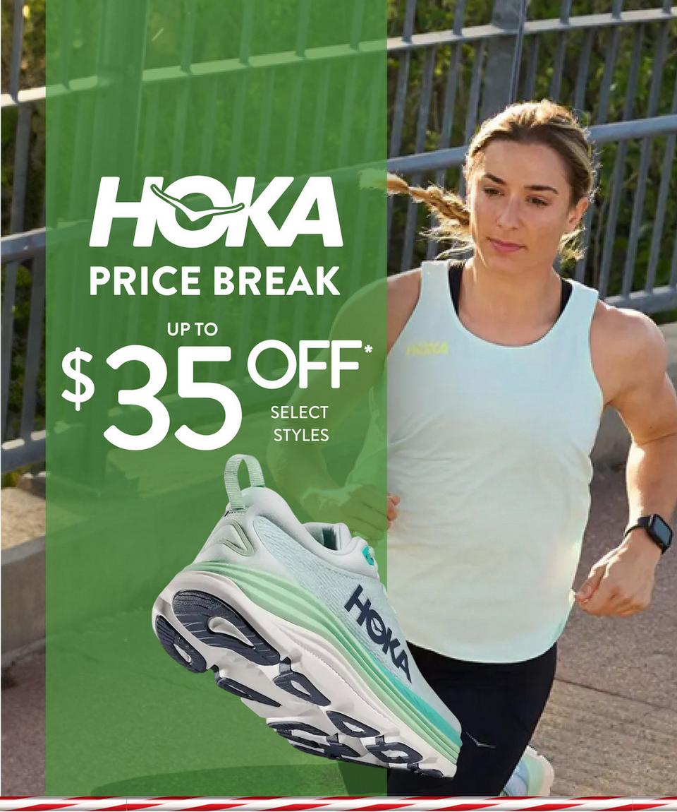 Save up to $35 off select Men's and Women's Hoka.