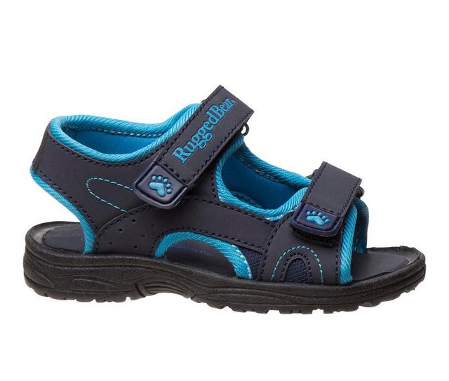 Boys' Rugged Bear Little Kid & Big Kid RB88287HM Open Toe Sport Sandals in Navy/Blue color