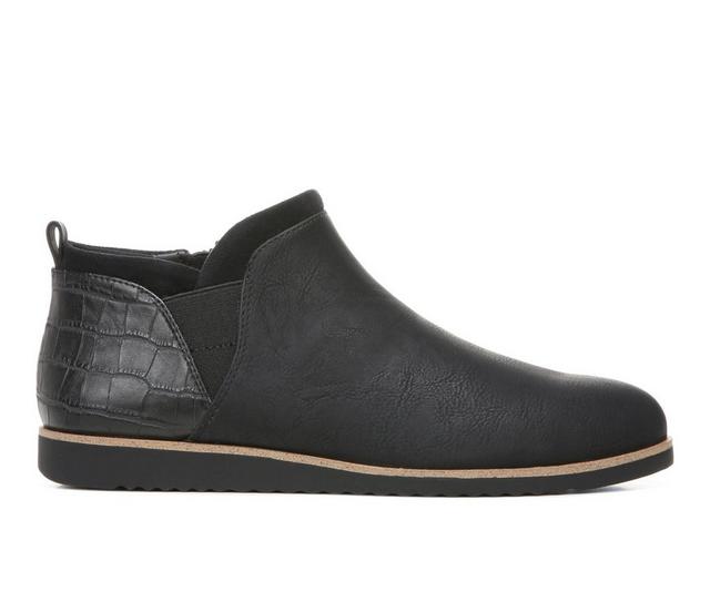 Women's LifeStride Zion Sneaker Boots in Black Croc color