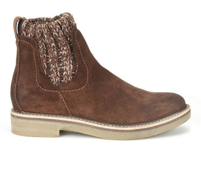 Women's Comfortiva Rawnie Booties in Rich Brown color