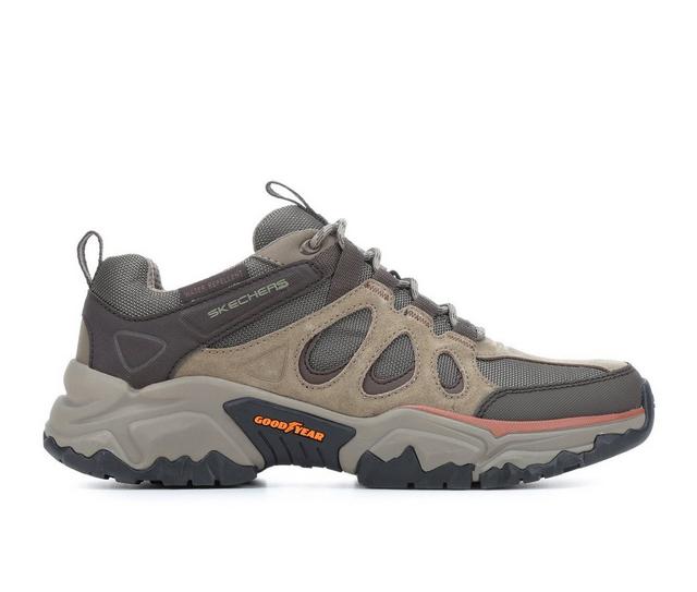 Men's Skechers 204486 Selvin Hiking Boots in Dark Taupe color