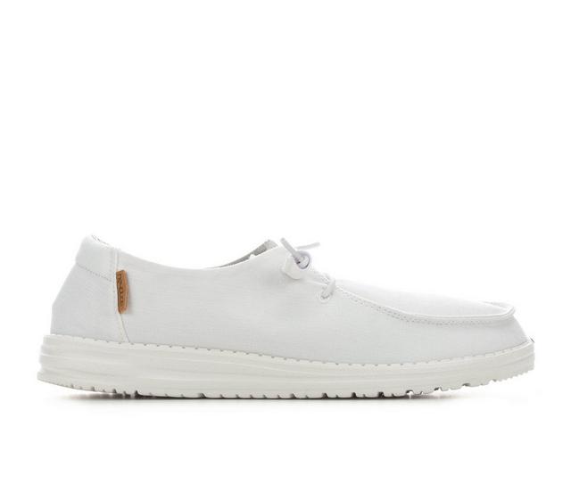 Women's HEYDUDE Wendy Casual Shoes in White color