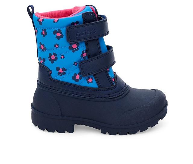 Girls' Carters Infant & Toddler & Little Kid Cold Weather Boots in Navy color