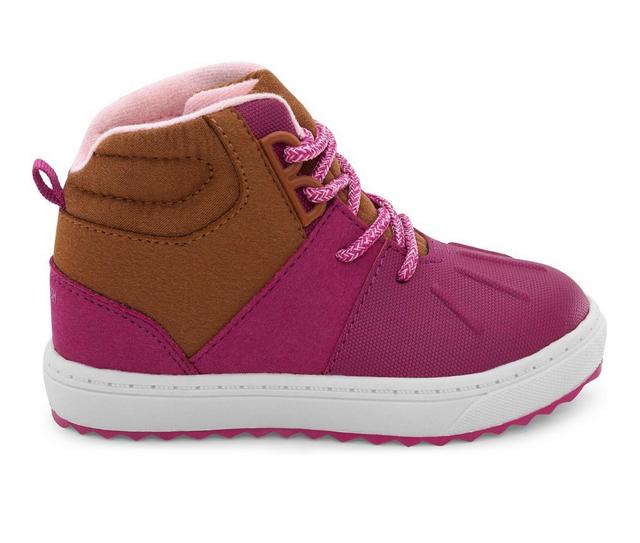 Kids' OshKosh B'gosh Infant & Toddler & Little Kid Wistman Lace-Up Boots in Berry color