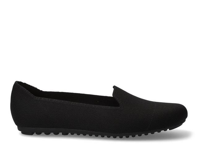 Women's Bella Vita Hathaway Loafers in Black Knit color
