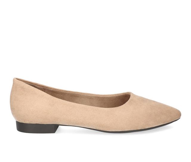 Women's Bella Vita Mireya Flats in Almond color