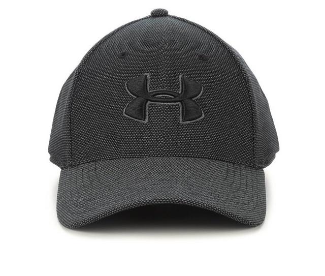 Under Armour Men's Heather Blitzing 3.0 Cap in Black/Graph S/M color