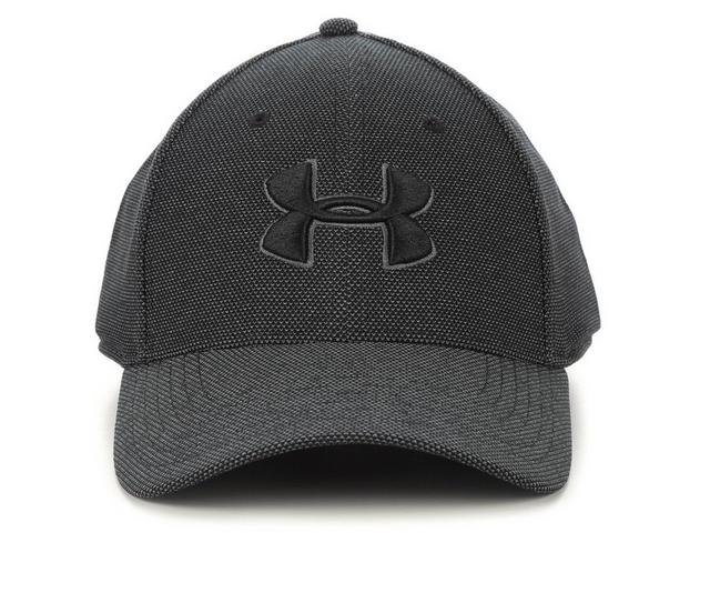 Under Armour Men's Heather Blitzing 3.0 Cap in Black/Graph L/X color