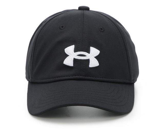 Under Armour Youth Blitzing Adjustable Hat in Black White color