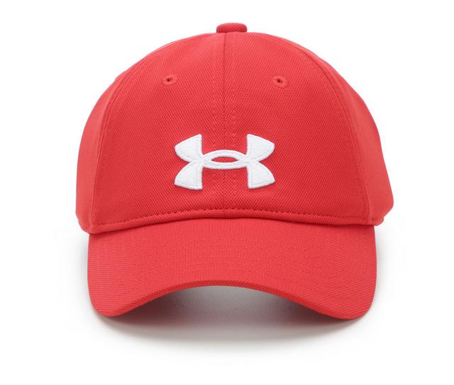 Under Armour Youth Blitzing Adjustable Hat in Red White color