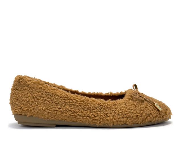 Women's Aerosoles Homebet Flats in Tobacco color