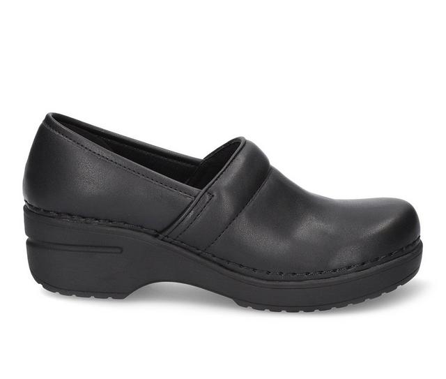 Women's Easy Works by Easy Street Lead Black Slip-Resistant Clogs in Black color
