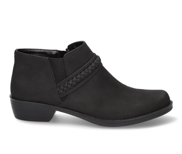 Women's Easy Street Jalia Booties in Black color