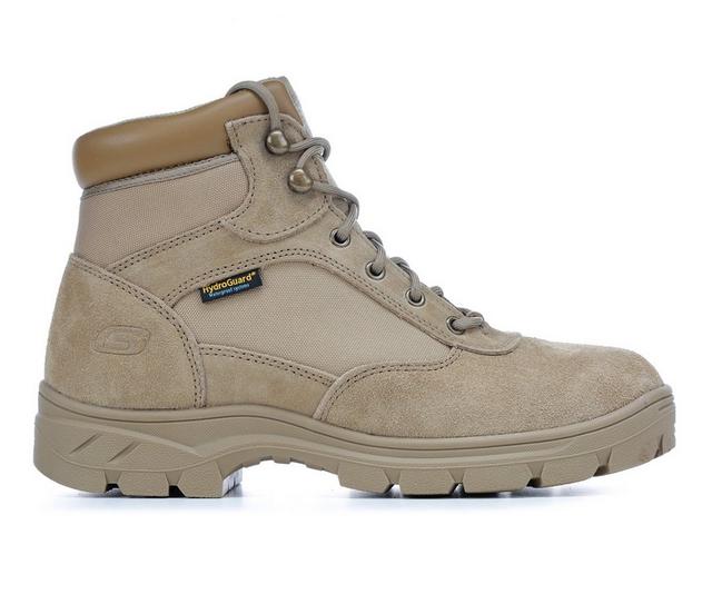 Men's Skechers Work 200056 Millit Work Boots in Coyote color