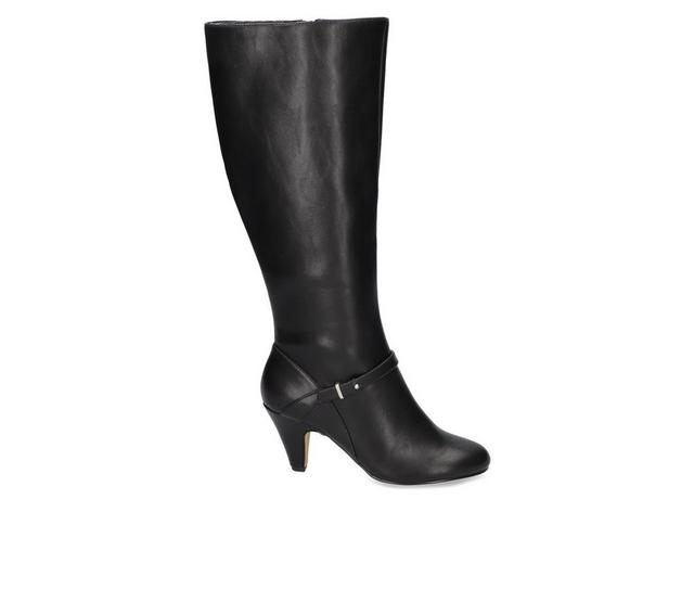 Women's Bella Vita Sasha Knee High Boots in Black Wide color