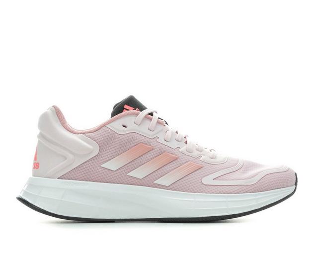 Women's Adidas Duramo 10 Sustainable Running Shoes in Pink/Mauve/Red color