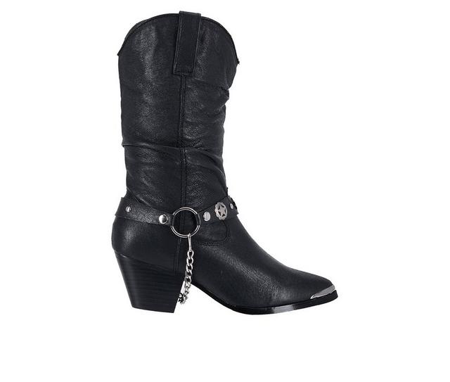 Women's Dingo Boot Olivia Cowboy Boots in Black color