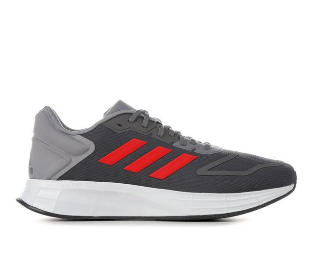 Men's Adidas Duramo 10 Running Shoes in Grey/Red/White color
