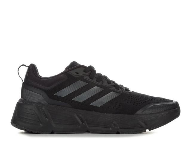 Men's Adidas Questar Sneakers in Blk/Carbon/Gry color