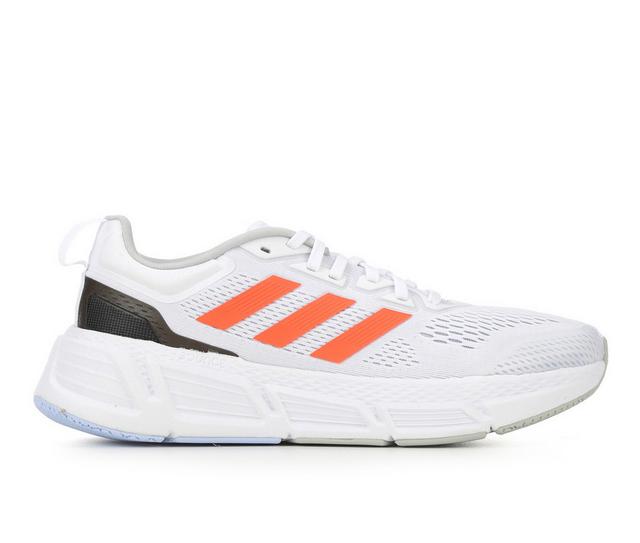 Men's Adidas Questar Sneakers in White/Red/Black color