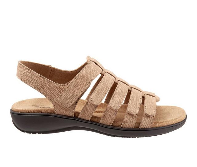 Women's Trotters Tiki Sandals in Sand Nubuck color