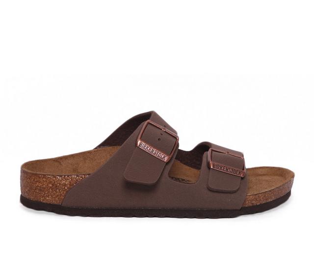 Girls' Birkenstock Little Kid Arizona Footbed Sandals in Mocha color