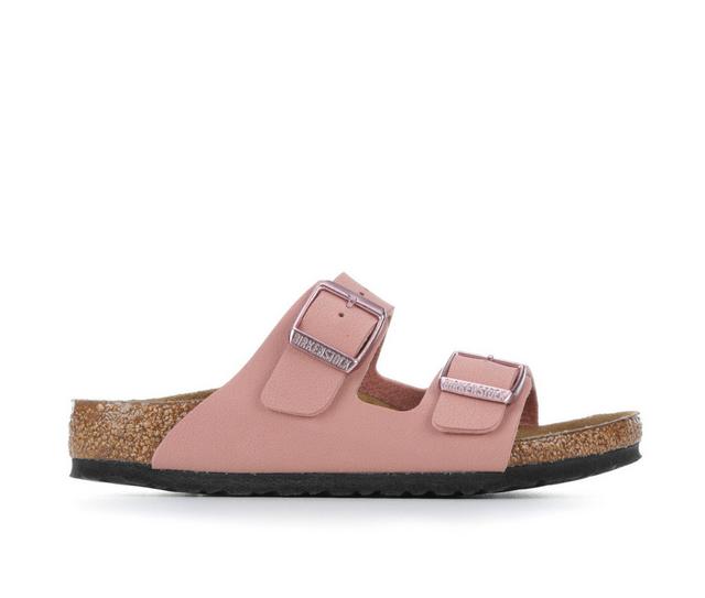 Girls' Birkenstock Little Kid Arizona Footbed Sandals in Pink Clay color