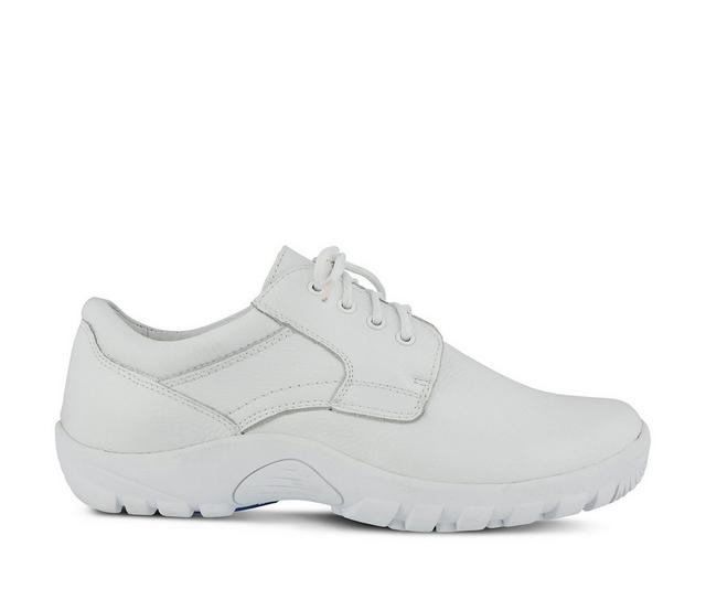 Men's SPRING STEP Berman Slip Resistant Shoes in White color