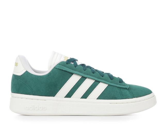 Women's Adidas Grand Court Alpha Sneakers in Green/Wht/Gold color