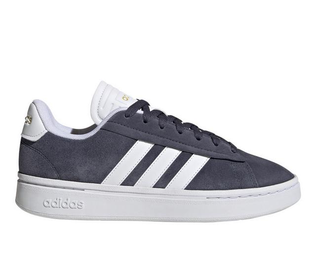 Women's Adidas Grand Court Alpha Sneakers in Navy/Wht/Gold color