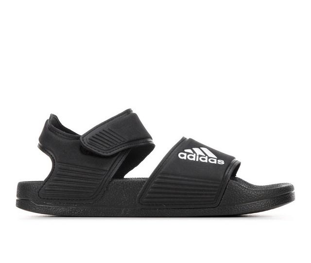 Boys' Adidas Little Kid & Big Kid Adilette Sandals in Black/White color