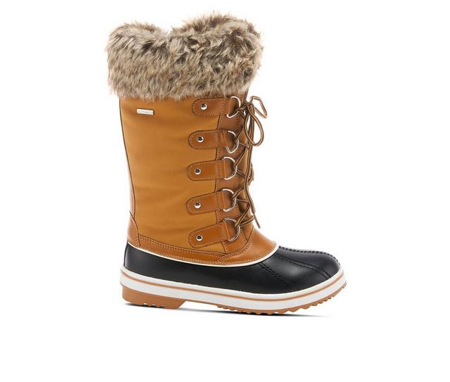 Women's SPRING STEP Survival Winter Boots in Camel Multi color