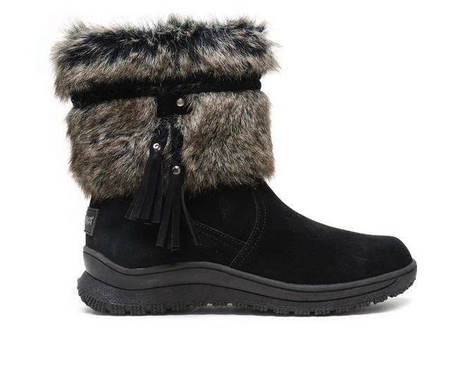 Women's Minnetonka Everett Winter Boots in Black color