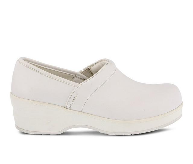 Women's SPRING STEP Selle Safety Shoes in White color