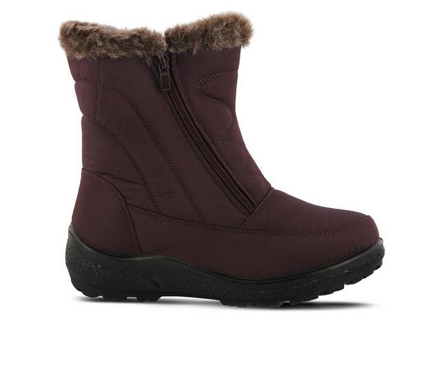 Women's Flexus Persenia Winter Boots in Bordeaux color