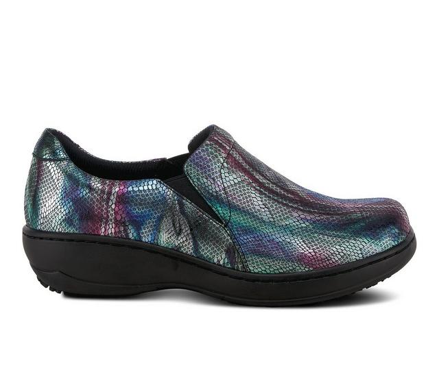 Women's SPRING STEP Winfrey Aura Slip Resistant Shoes in Ble Multi color