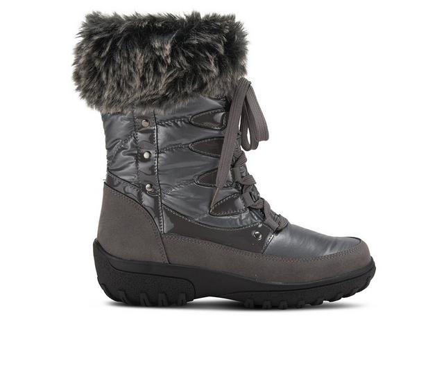 Women's Flexus Stormy Winter Boots in Grey color