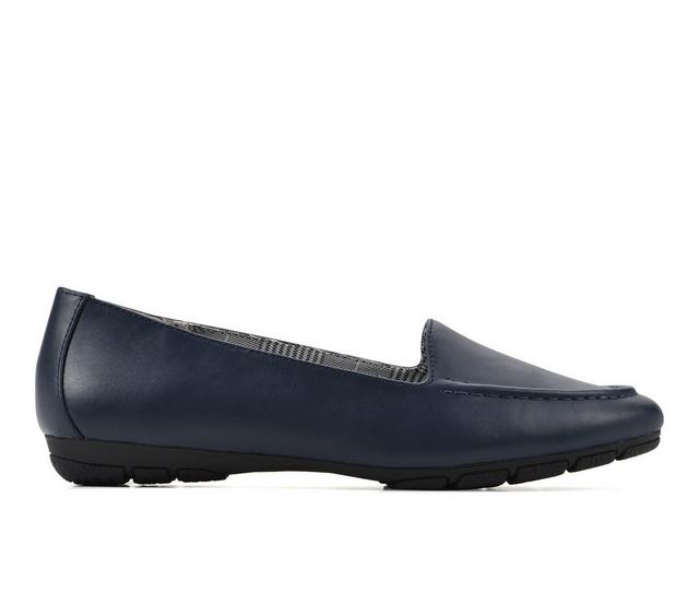 Women's Cliffs by White Mountain Gracefully Flats in Navy color
