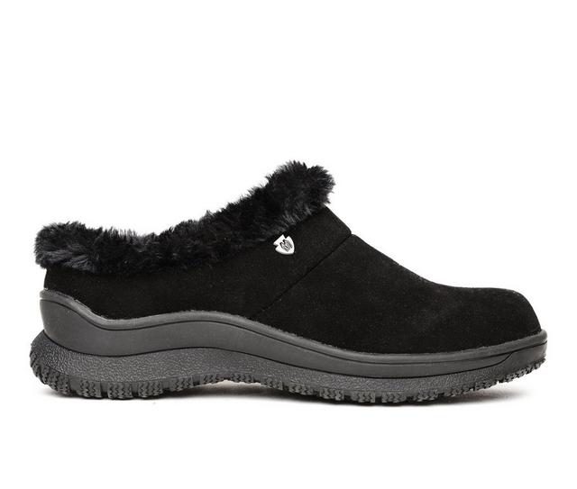 Women's Minnetonka Emerson Clogs in Black color