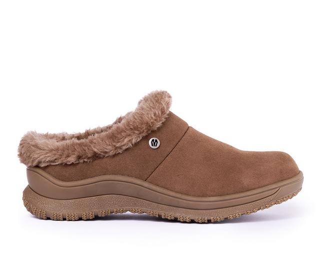 Women's Minnetonka Emerson Clogs in Cocoa color