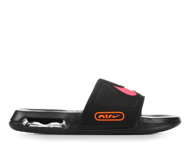Men's Nike Air Max Cirro Sport Slides in Blk Racer/Pink color