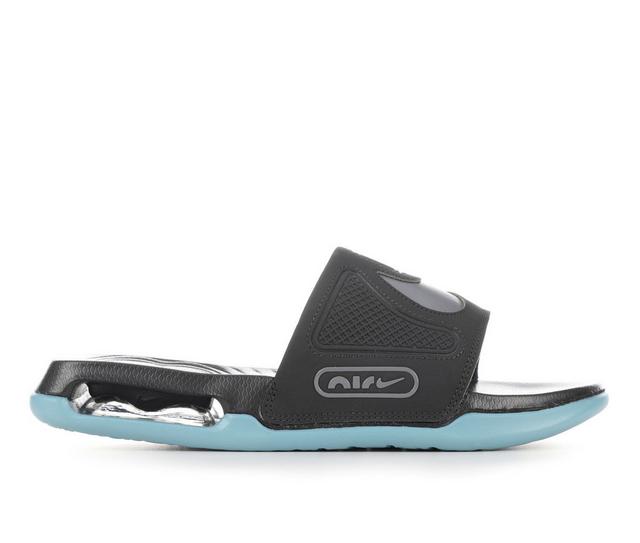 Men's Nike Air Max Cirro Sport Slides in Dk Smke/Cl Grey color