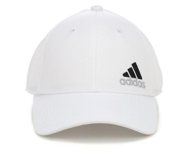 Adidas Men's Release Stretch Fit III Cap in White/Onix L/XL color